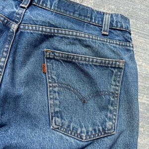 Vintage ORANGE TAB Levi's Blue Denim Jeans